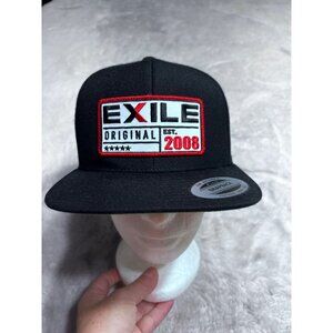Exile Original Snapback Hat Adjustable Black